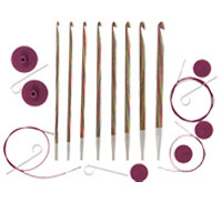 KnitPro interchangeable Afghan/Tunisian crochet hook set